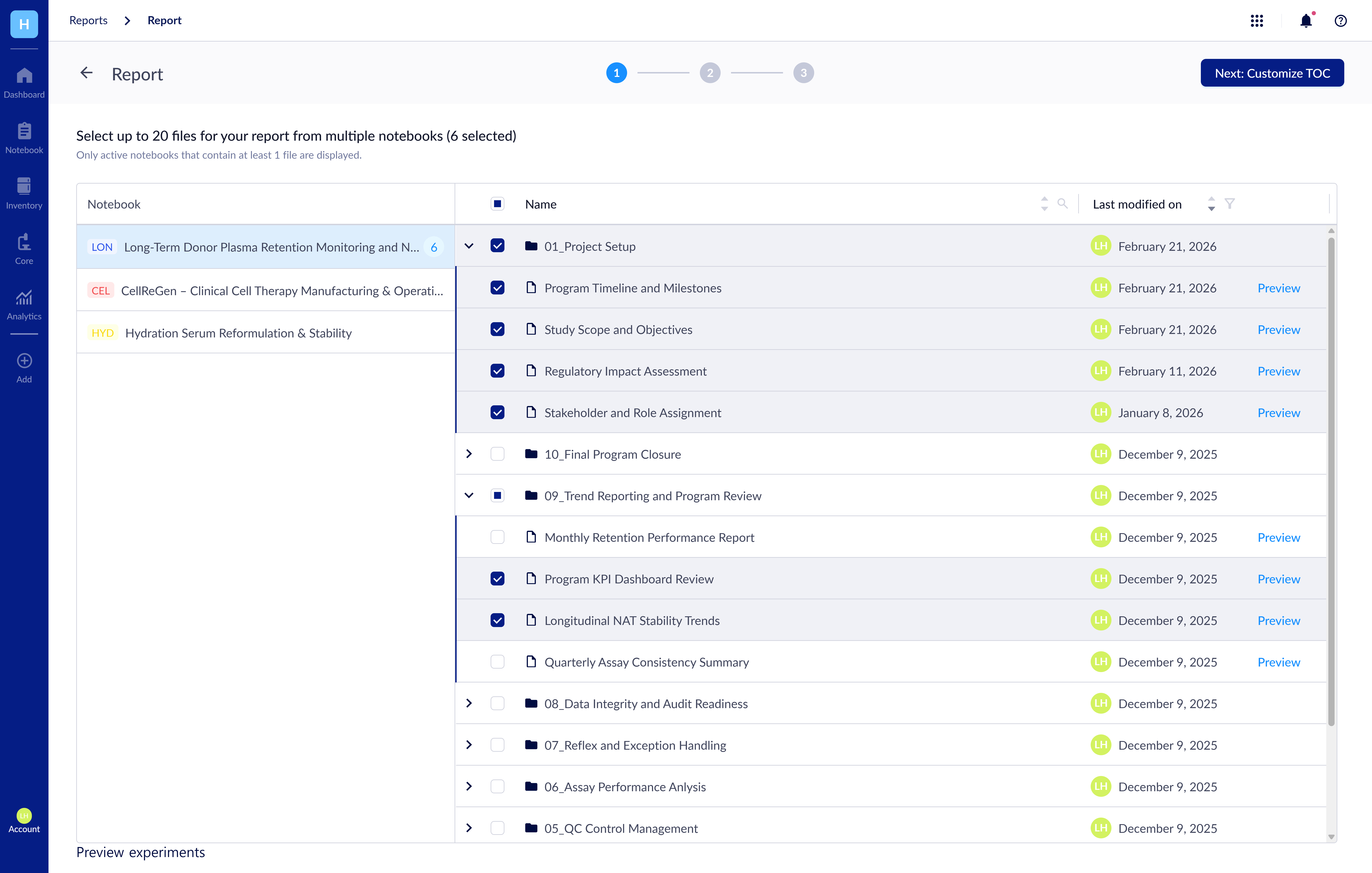 Pick and preview your way