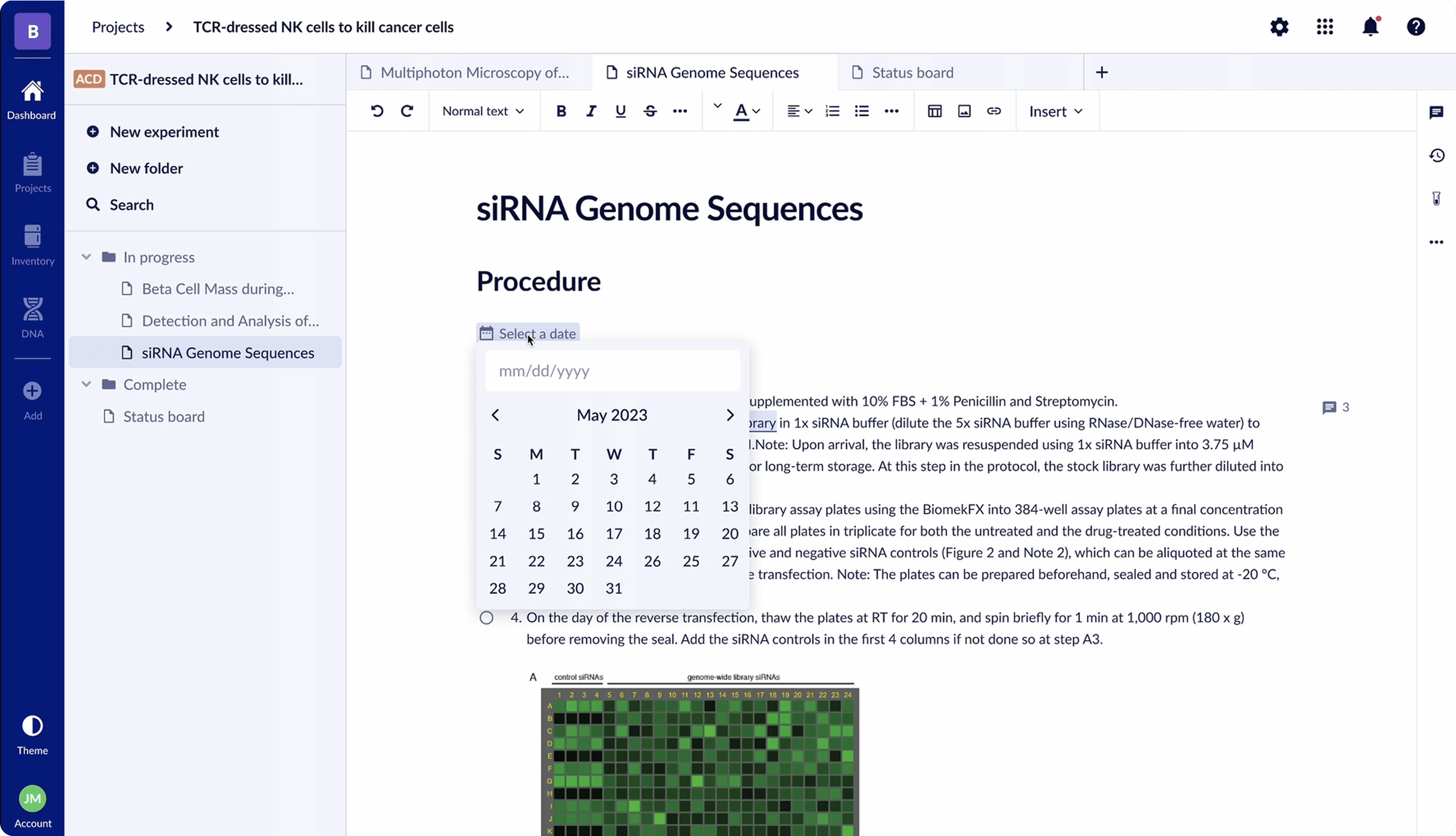 Pre-inspection scrambling