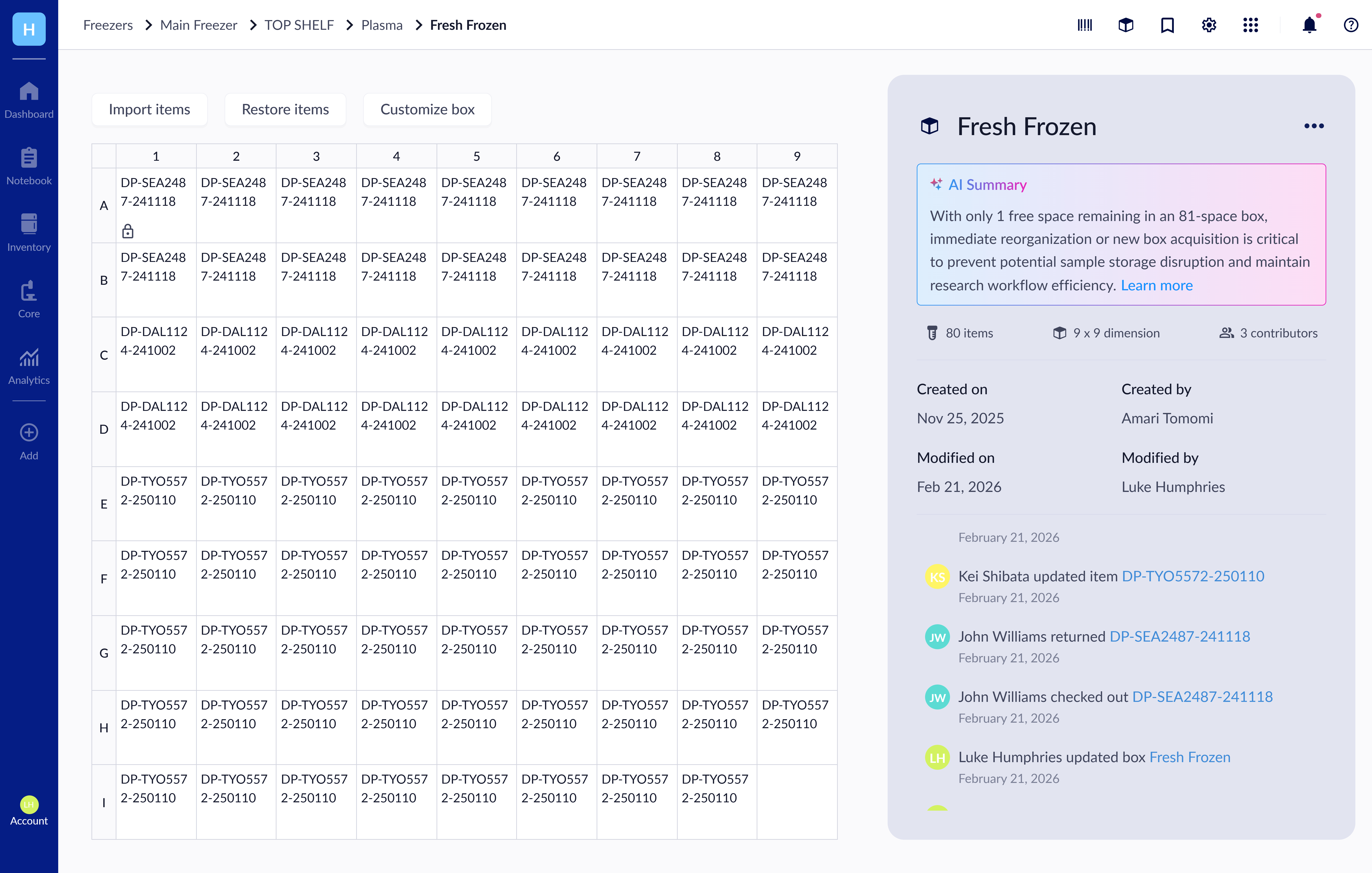User-centric design for reagent integration